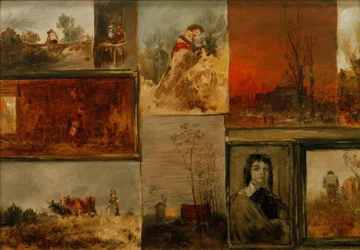 Sammelbild mit 9 Studien